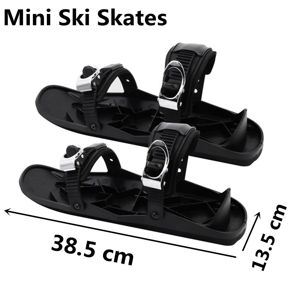 신제품 인기 미니 스키 스케이트 짧은 스키보드 스노우블레이드, 고품질 조절식 바인딩 휴대용 스키 신발 스노우보드